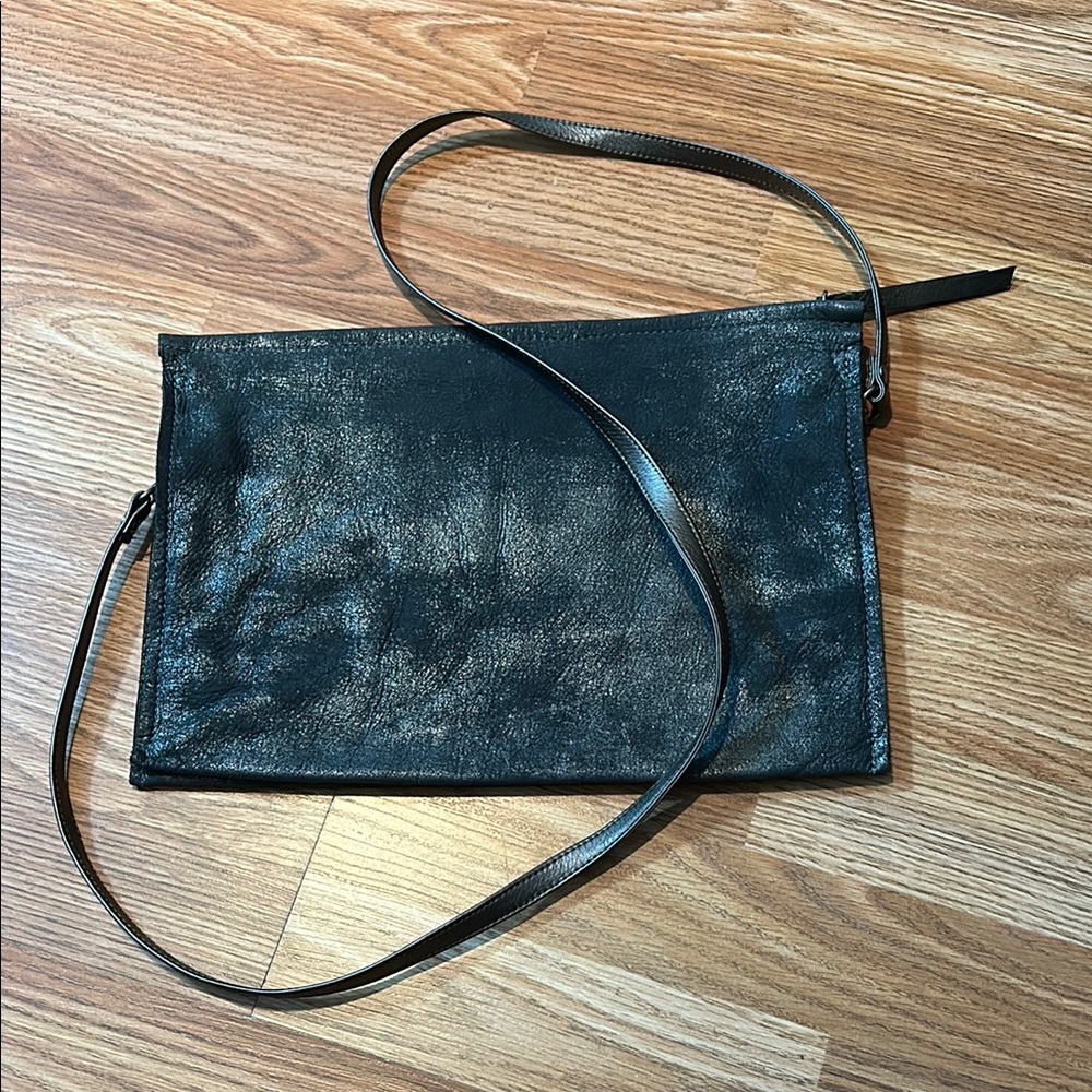 Rough and Tumble metallic crossbody